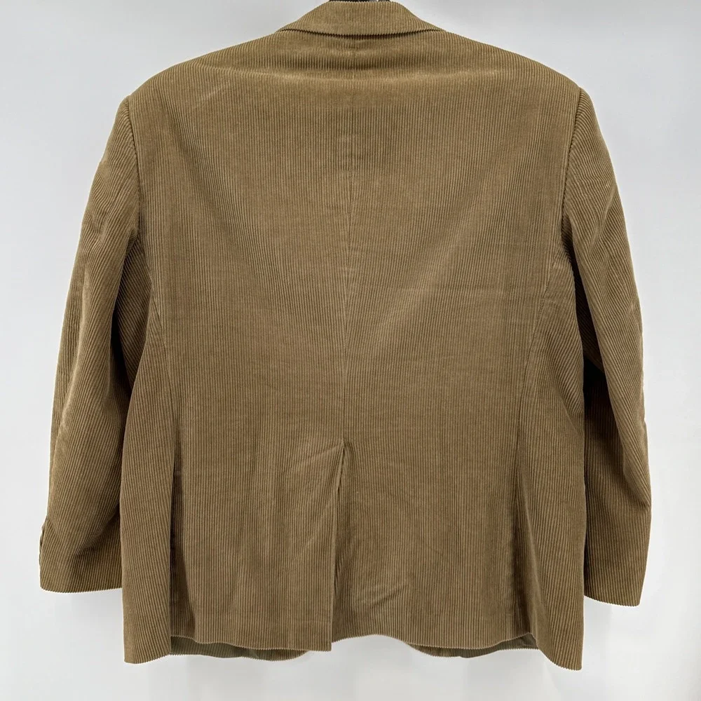 New England Collection Tan Corduroy Jacket 46R‎